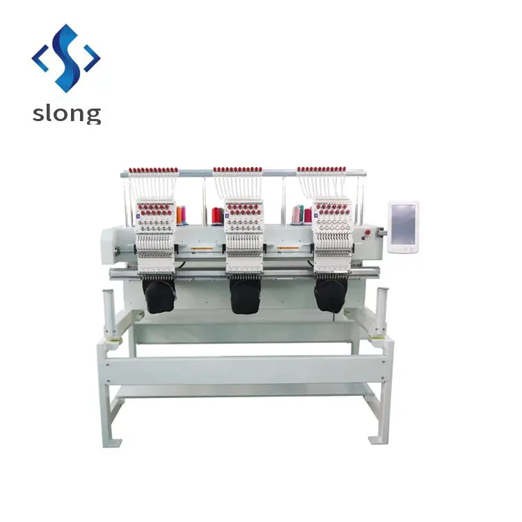 High-speed single-head commercial computerized flat-top garment patch towel embroidery machine ex-factory price