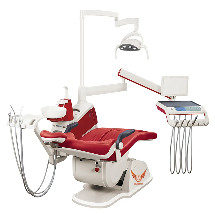 CE approved mobile dental unit with rotatable  spittoon