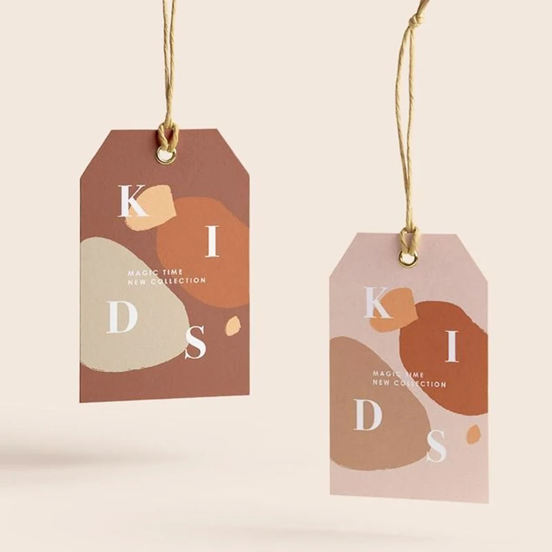 Бирка для одежды из переработанной бумаги