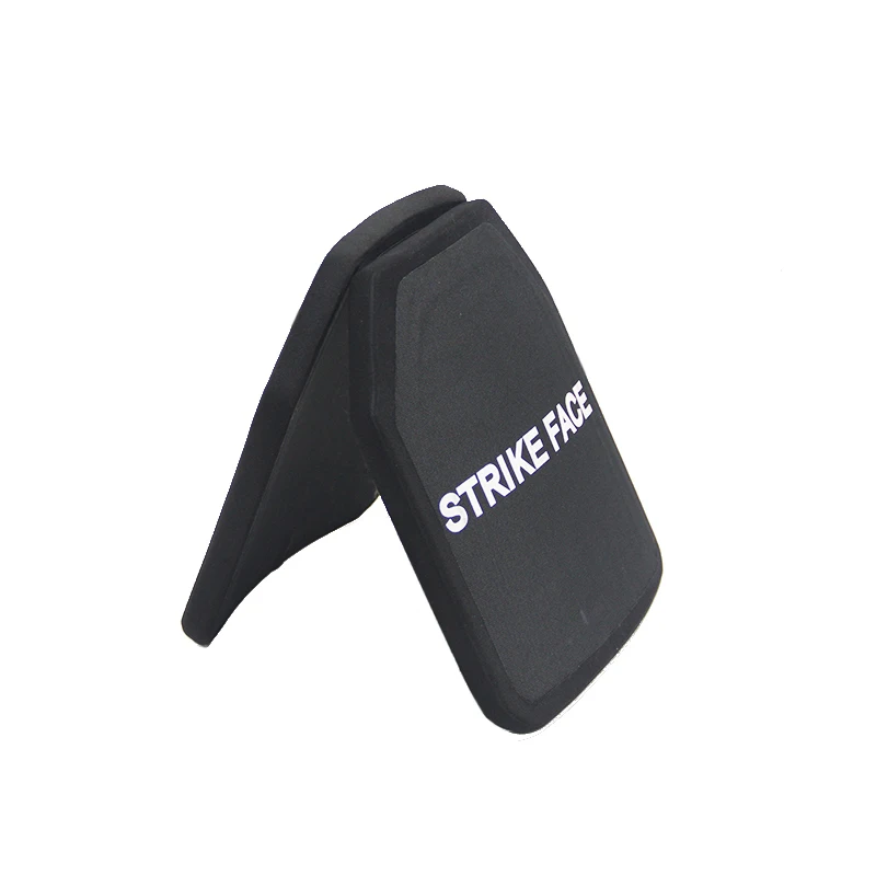 YF Manufactured Training Plate Alumina with PE Hard Armor Plate Single Curved Ceramic Body Protection Hard Plate For Sale