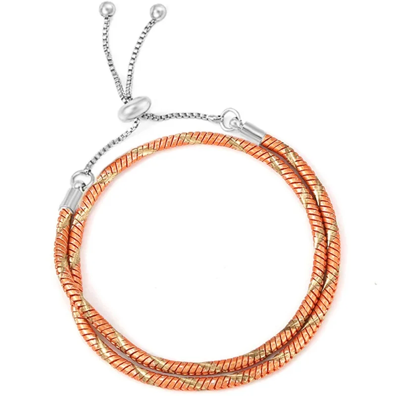 3mm Colorful Double Loop Leather Rope Bracelet DIY Leather Bracelet Basic Chain fit charms making necklace keychain Factory