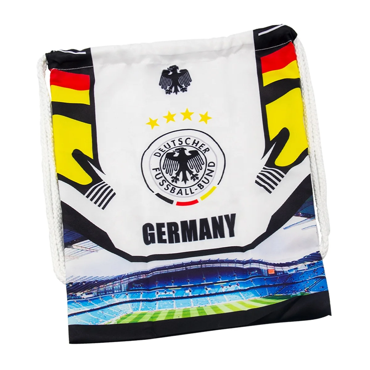 Football Fans Drawstring Bag Cheap Custom Football Back Pack Storage Backpack Bag