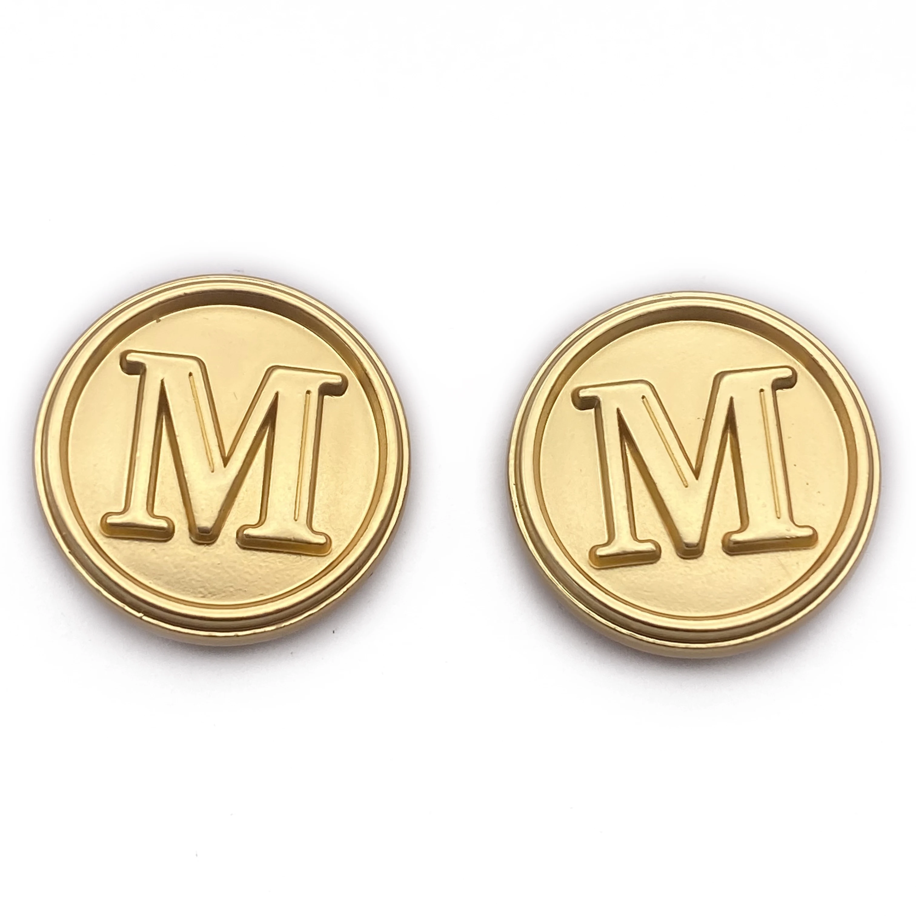 Factory price Custom logo metal sewing button zinc alloy garment shank button