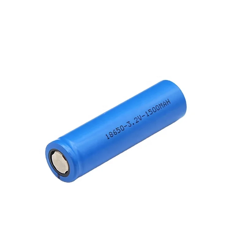Factory Priced 3.2V Cylindrical IFR18500 1300mAh Lithium Li-FePO4 Battery for Home Appliances