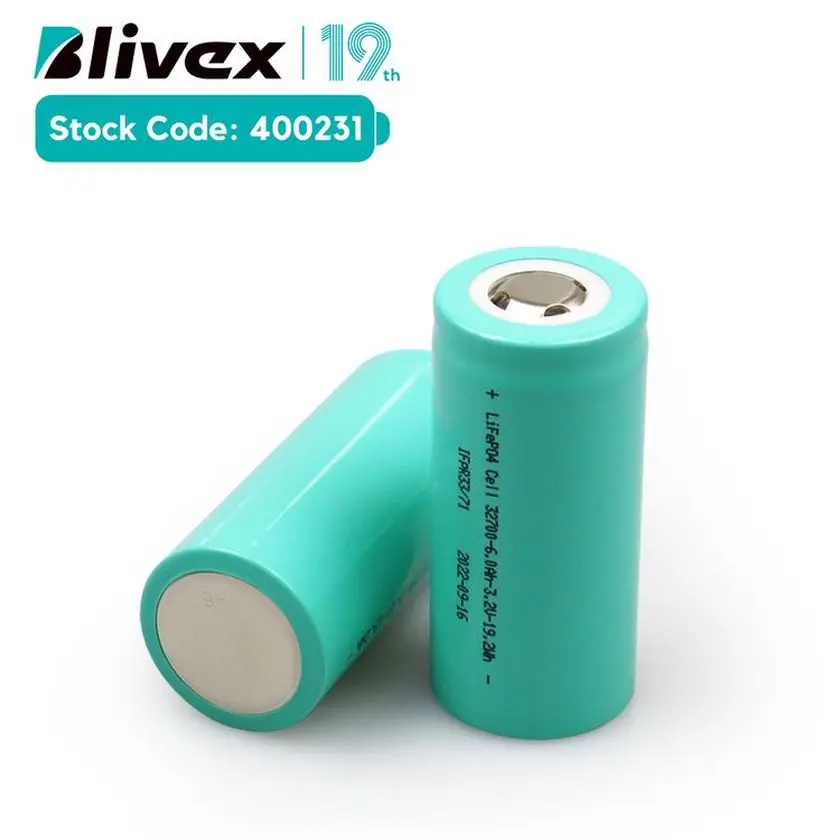 Blivex Competitive Price 32700 5800mah 3.2V Lifepo4 Long Cycle Life Lithium Battery Electronic Energy Storage Power Supply