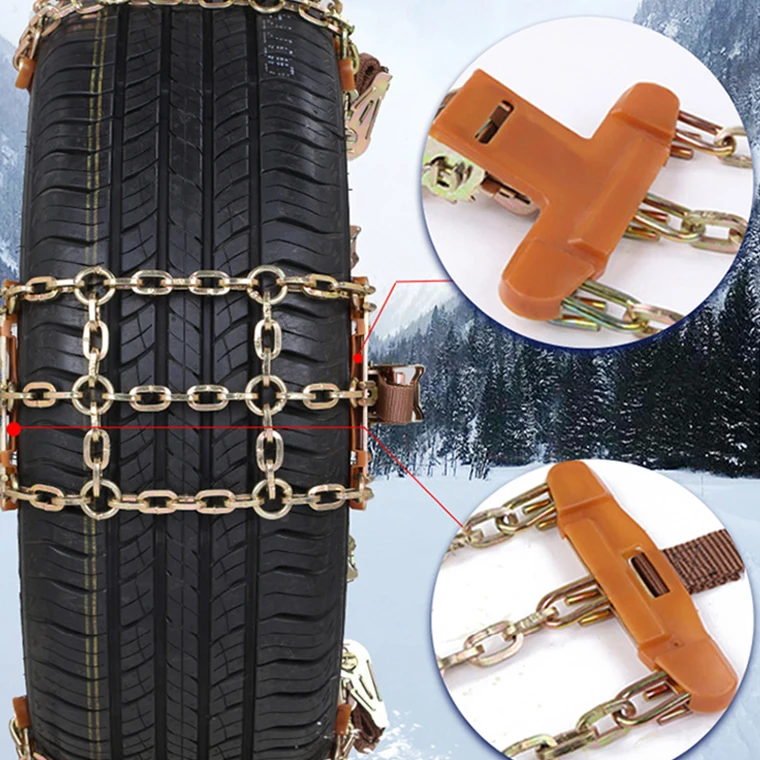 Auto snow chain SUV universal emergency chain snow mud l tire snow chain manufacturer