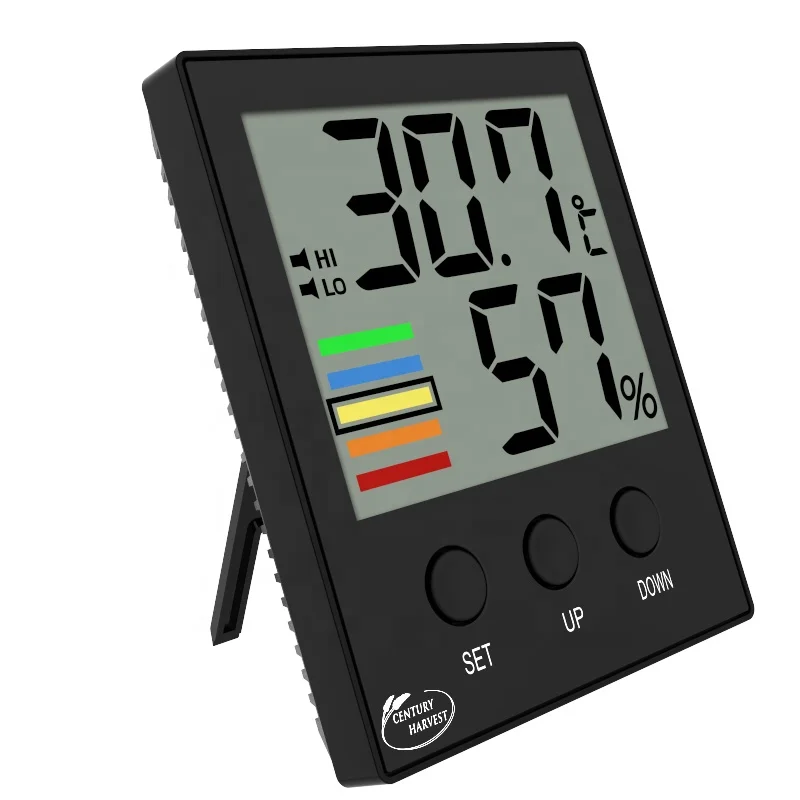 
CH-912 Baby Room LCD Indoor Outdoor Temperature Digital Alarm Clock Instant Thermometer Household Thermometers 