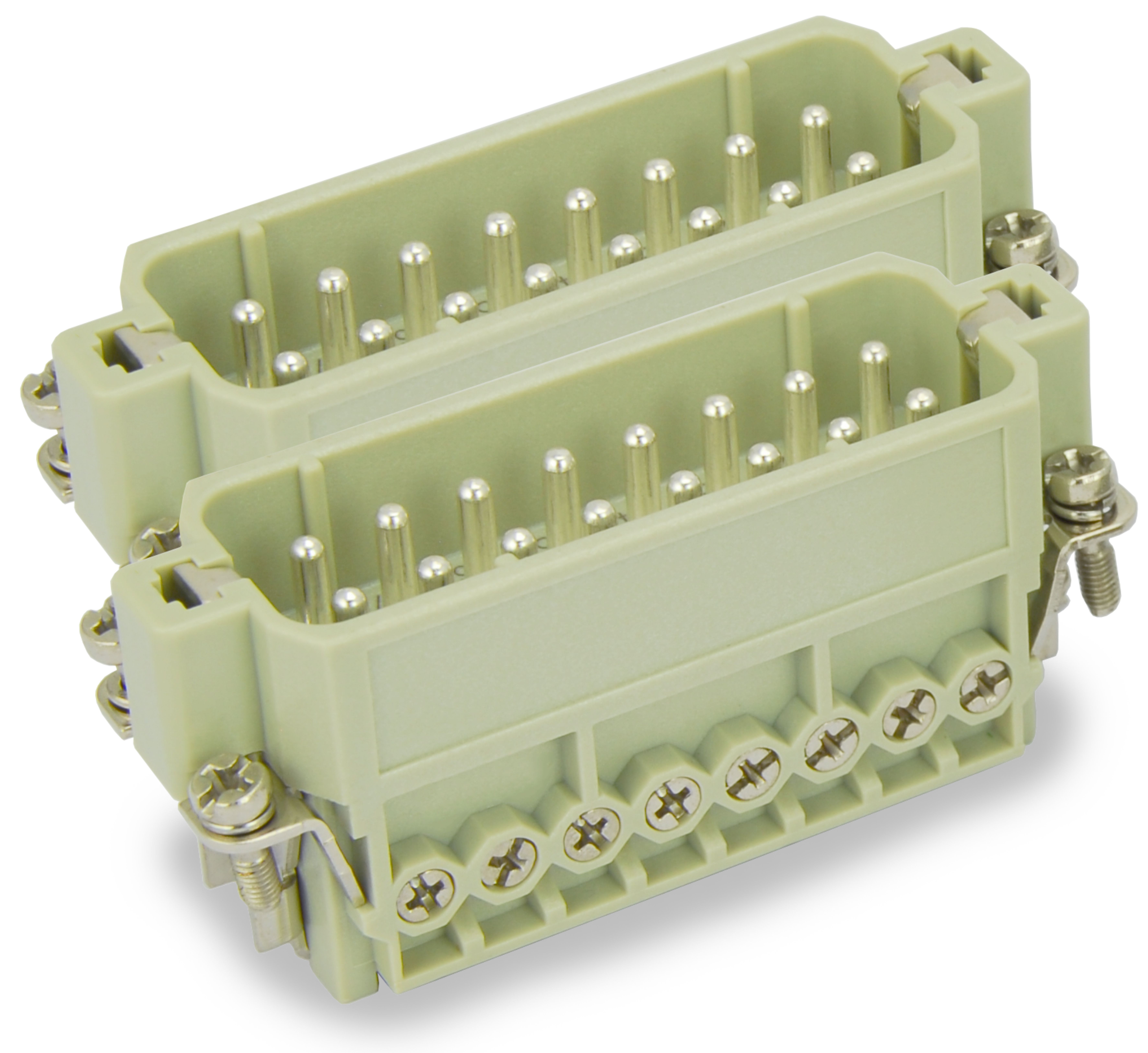 16A Electrical Screw Terminal Male Female 16 Pin Harting Industrial Connectors