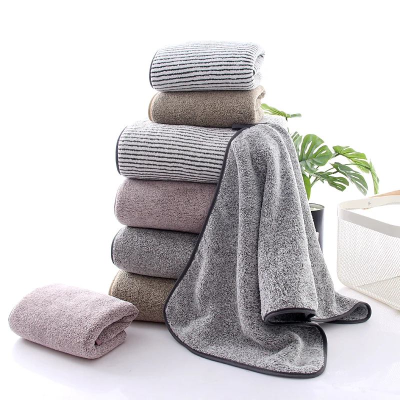 Non Smelly Sport Microfiber Gym Face Embroidered Custom Spaces Bamboo Charcoal Towel