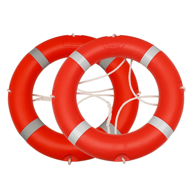 Swimming Pool Lifebuoy Water Emergency Rescue Equipment Orange Life Buoy Ring