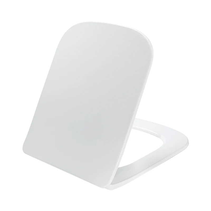 ANGEL Hot Sale Removable Personalize Bathroom Slow Soft Close Square Toilet Seat Cover With Easy Clean Uf Wc Toilet Cover Seat