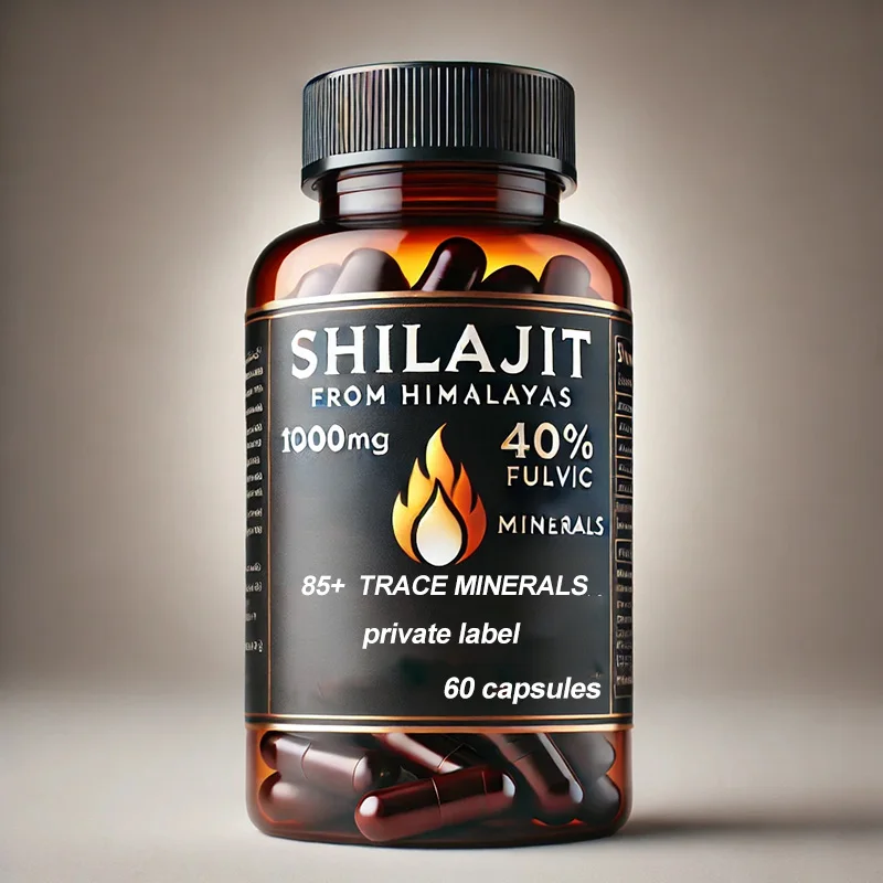 Oem Odm Private Label Himalayan Shilajit Resin Extract Capsules Pure Natural Shilajit Capsule