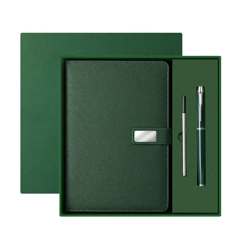 Wholesale Promotional Luxury Gift Items Notebook A5 Leather Journal Customized Business Office Diary Corporate Gift Set With Pen