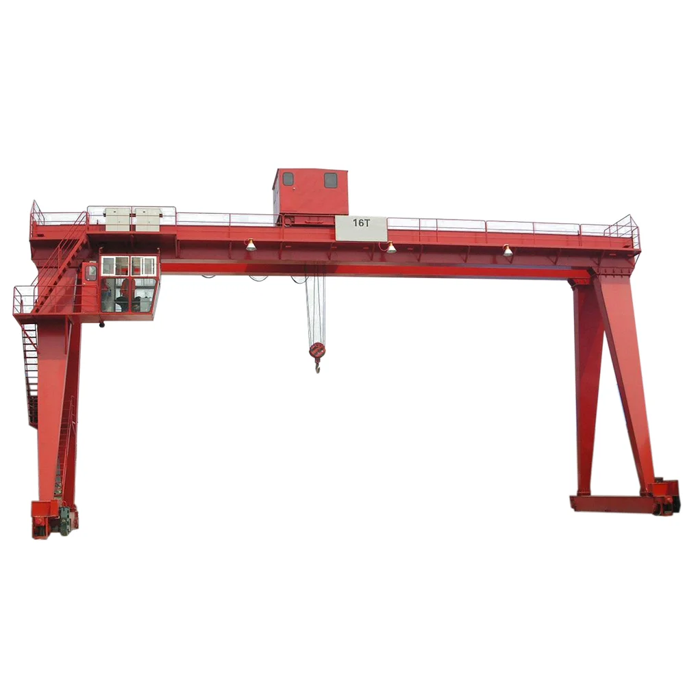 China MG Model Double Beam Rail Mounted Mobile Gantry Crane 5 10 20 30 40 50 60 70 80 100 200 ton