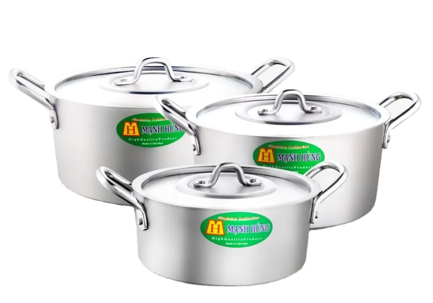  Комбинированный Топ 2021 оптовая продажа набор алюминиевой посуды 5 шт. глубокие кухонные горшки большие наборы