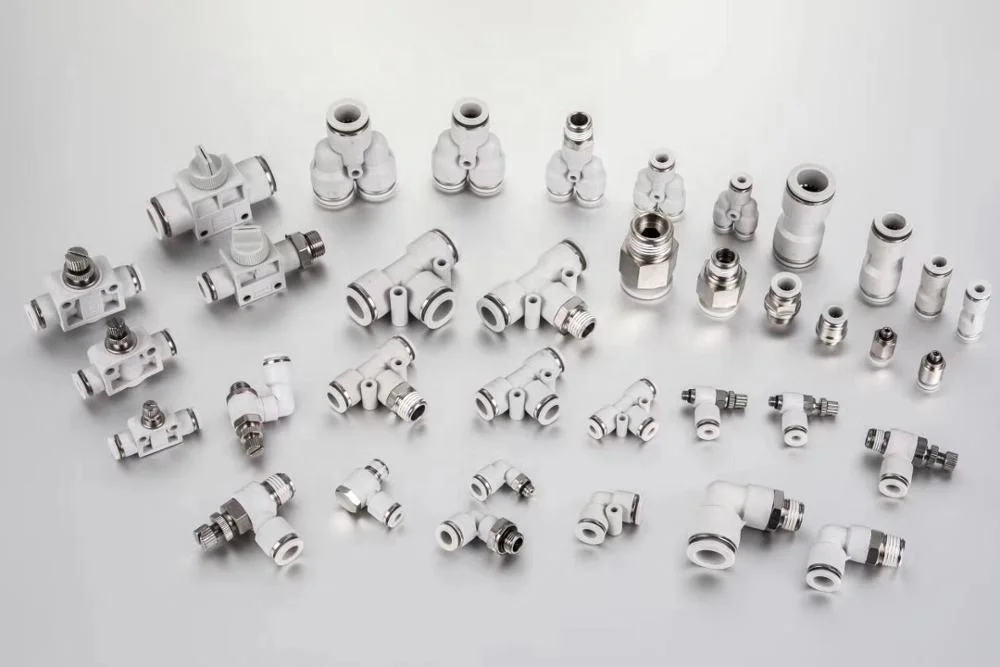PXG series  pneumatic air connector 5 way quick connecting tube fitting