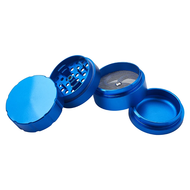 Wholesale aluminum Luxury Custom UV Laser engraving 63 mm aluminium Crusher Herb Grinder