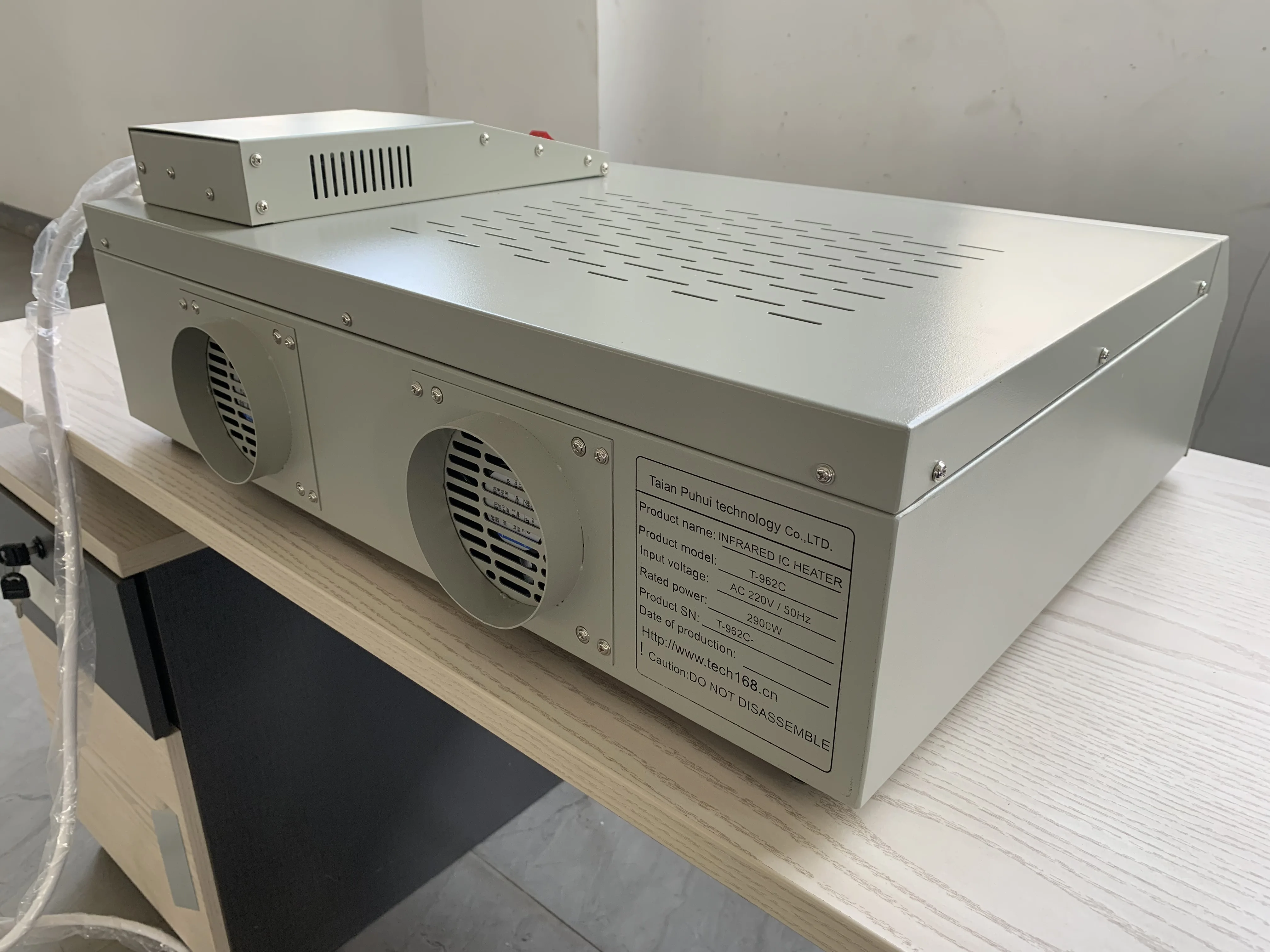 automatic infrared emission puhui 400*600 mm solder size Smt Reflow Oven T-962C ,infrared IC heater reflow soldering station