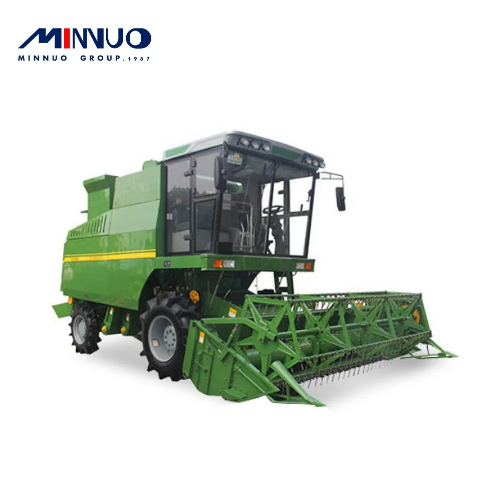 Waterproof and anti-skid mini combine harvester for farm
