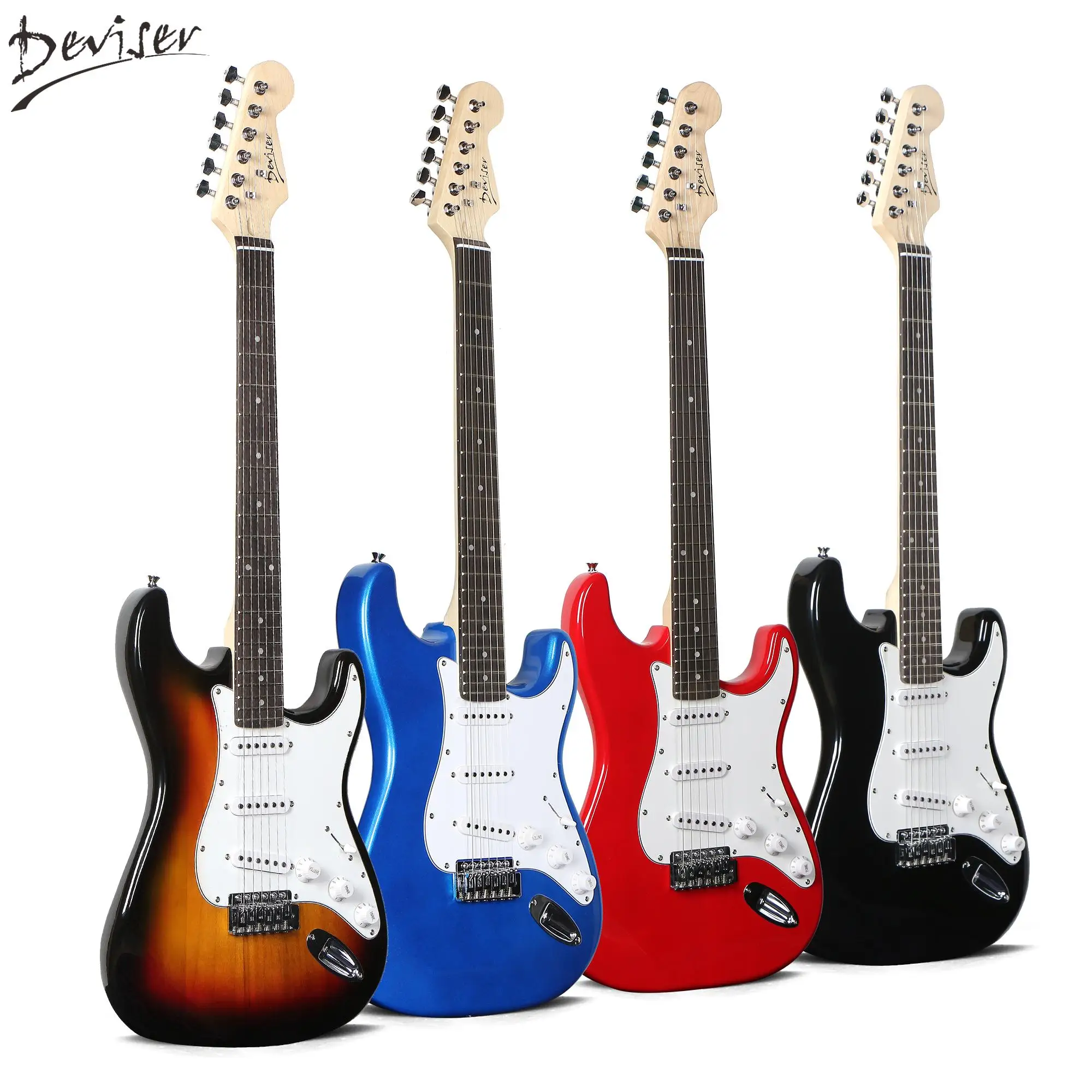 Cheapest Stringed Instruments Guitarra Electrica Deviser Stratocaster Electric Guitar From China Deviser Guitar Factory