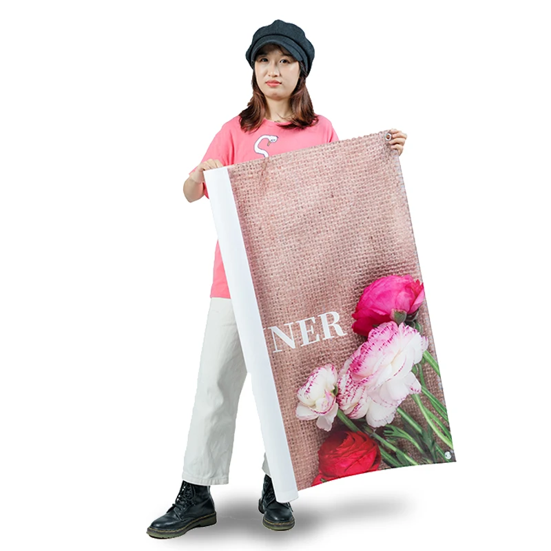 Full Color 13 oz PVC Vinyl Banner Company Logo Printing Custom Banner printed for advertising