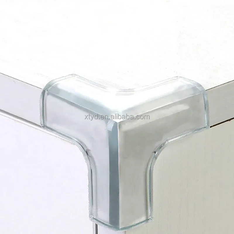 Transparent Baby Safety Products Adhesive Corner Cover Pvc Table Corner Guard Anti-collision Protector
