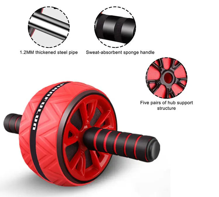 Wholesale Manufacture Abdominal Exercise Wheel Double Wheel Ab Wheel Roller