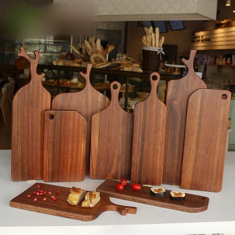 Factory Wholesale wood cutting board with handle steak board wooden cutting boards wholesale