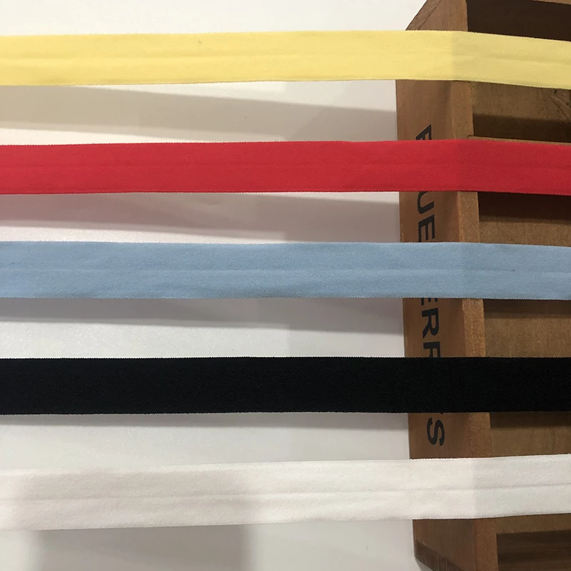 1.8cm Elasticated Hem Band Knitted Elasticated Cuffs with Piping Strip Rubber Essential Webbing Accessories for Edge Banding