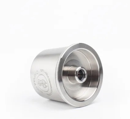 Compatible with illy stainless steel reusable capsule shell/reusable filled coffee capsule cup