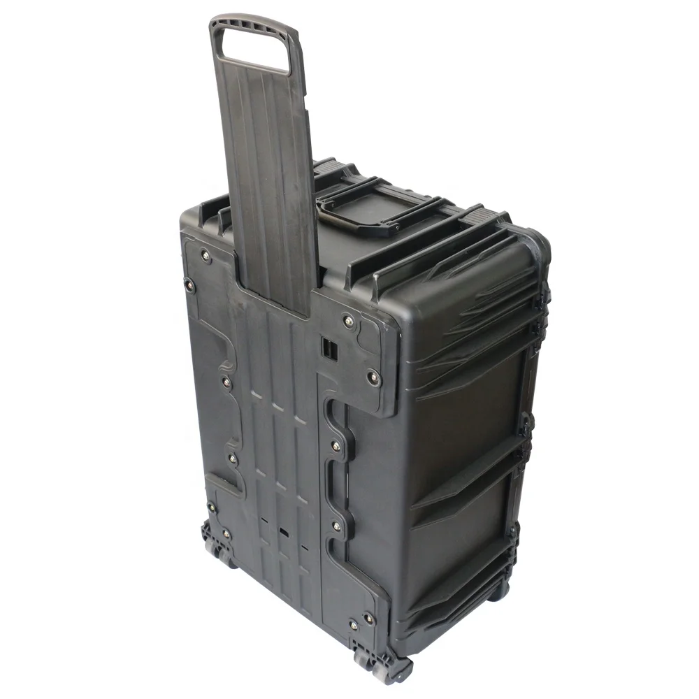 OEM available injection molded utility protective rugged plastic watertight trolley case of reliable quality
