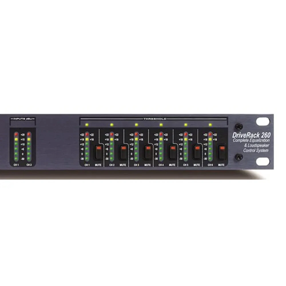 Wholesale good quality dbx DriveRack 260 2 x 6 Signal Processor for 2 x 6 Loudspeaker Management System with Display
