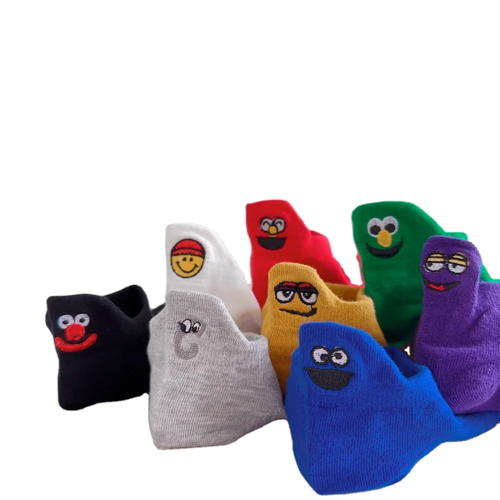 Dynamics Women Low Cut Cute Socks  Cotton Kawaii Embroidered Funny Socks for Women Girls Summer Ankle Socks