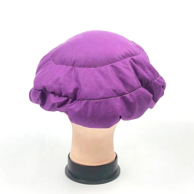 
Cordless ECO-Friendly Deep Conditioning thermal Hot heat salon Microwave Heat Cap Portable Reusable Condition Hair bonnet Cap 