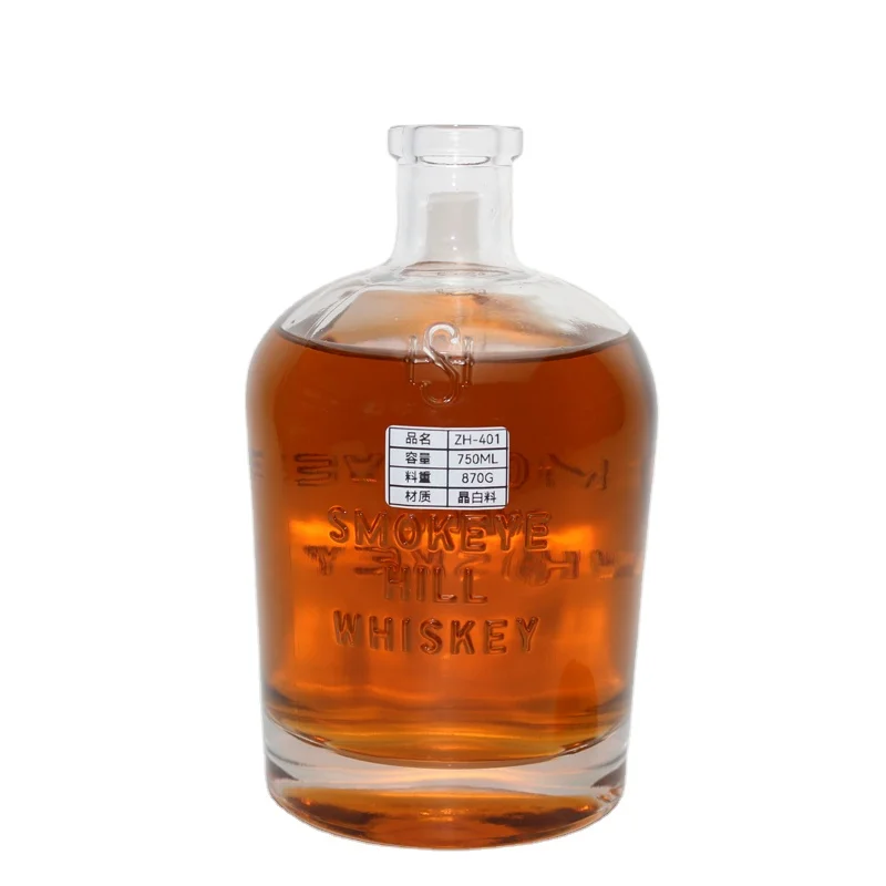 wholesale high quality gin tequila brandy bottle hot sale vodka liquor spirit whisky bottle
