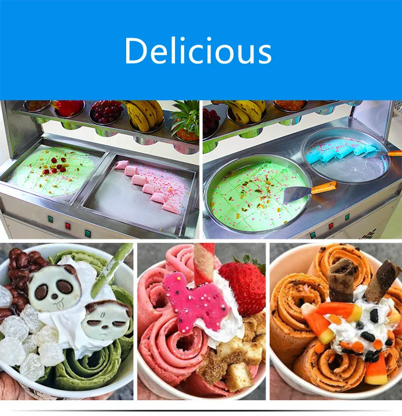 making machine ice cream roll