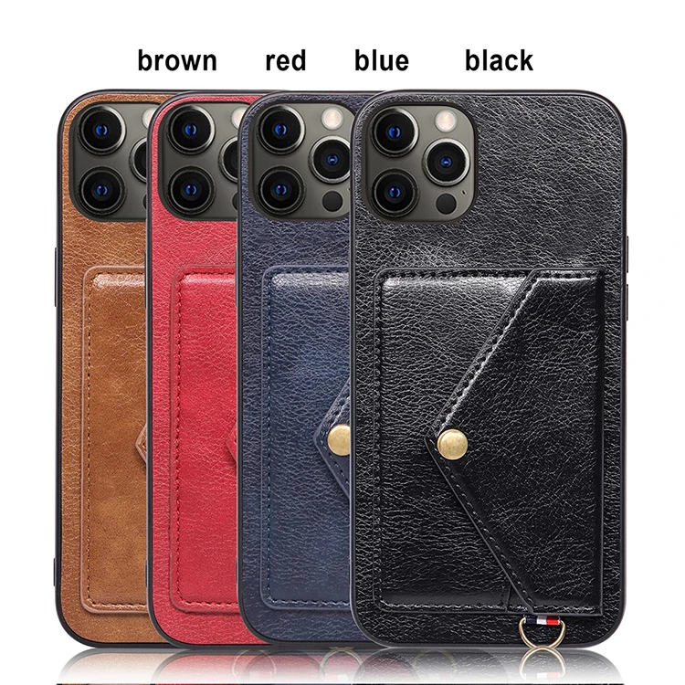 Classical Protection Genuine Leather Mobile Phone Case For iPhone 14 13 12 11 Pro XS Max Mini X 8 7