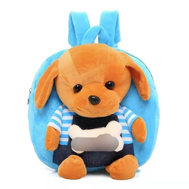 Girls School Student Girls Kids Bookbags Schoolbags Book Cartoon Animal Plush School Bags Backpack Cartoon Plush Doll Backpacks
