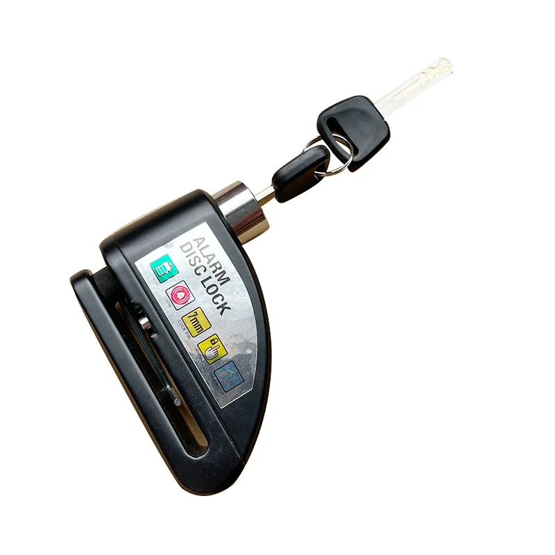 Alarm disc lock anti-theft wholesale Waterproof aluminum alloy  Lock for Motorcycle Scooters Bicycles
