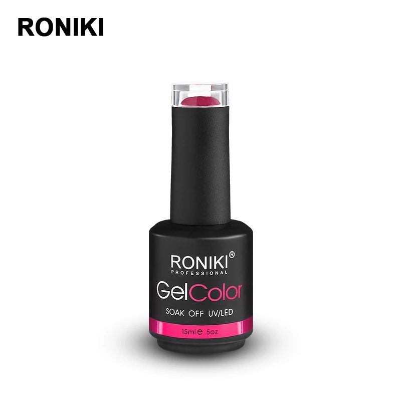  RONIKI бесплатный образец оптом замочить от частной этикетки oem Цвет УФ гель лак для