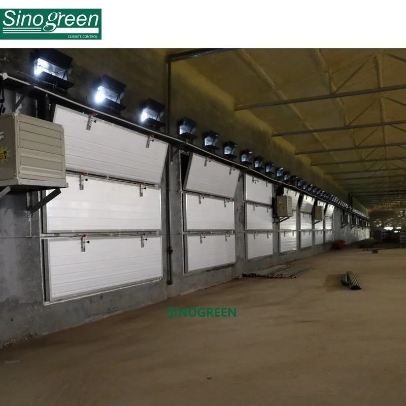 Easy-to-install single Twin ceiling air inlet Attic vents inlets tunnel both for pigs and poultry