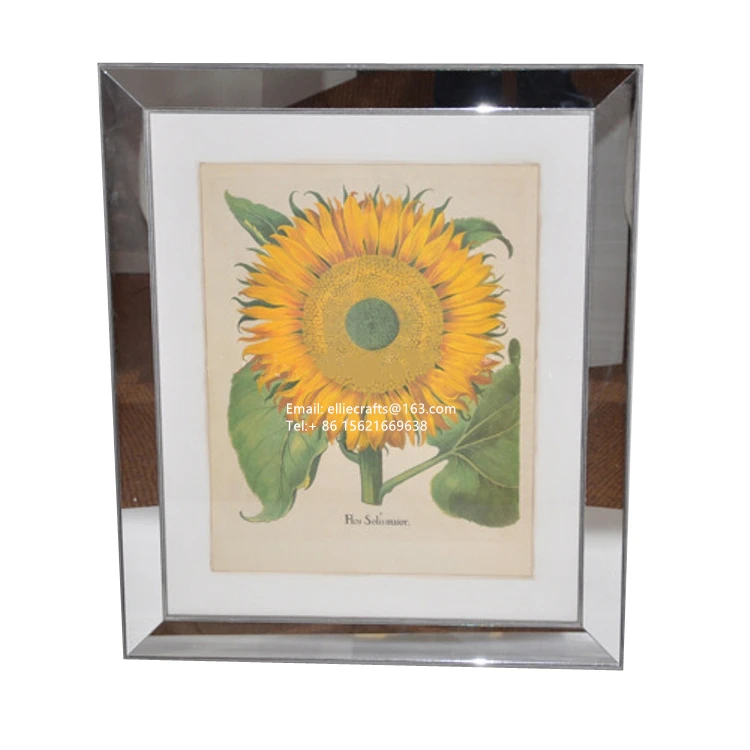 mirrored photo frame