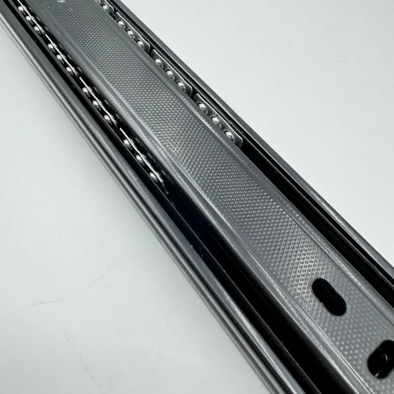 45mm Ball Bearing Slide Furniture Hardware Telescopic Rail Correderas Telescopicas Full Extension Drawer Channel
