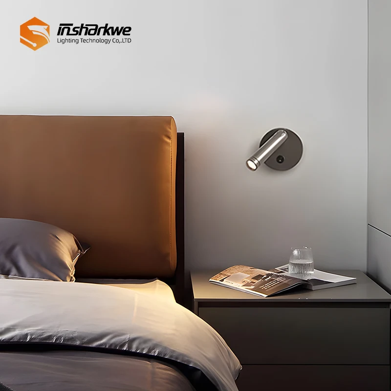 bedside Modern Led Wall Lights for Home Decoration Bedroom Living Room 3W 5W Wall Mounted Spotlight Reading Sconce with Switch