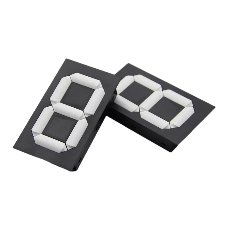 Outdoor Plastic Digital Display Module Display Cathode Common White Color Single