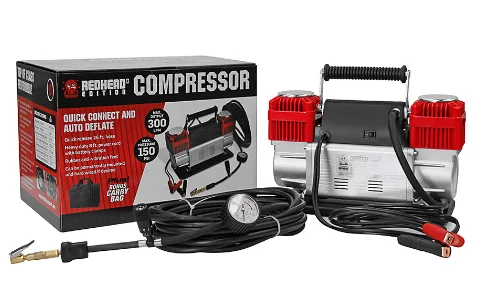 300L Double Cylinders 200PSI Tire inflator Heavy Duty Air Compressor for Car Truck SUV ATV & Bus