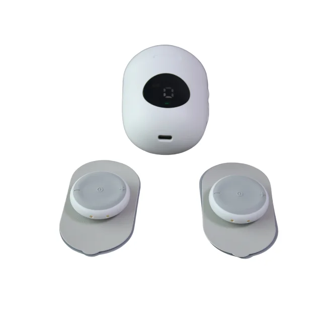 Custom Wholesale Electric sticker Pad mini neck back arm hand foot knee body EMS therapy Massager Back Neck Rest LCD Massager