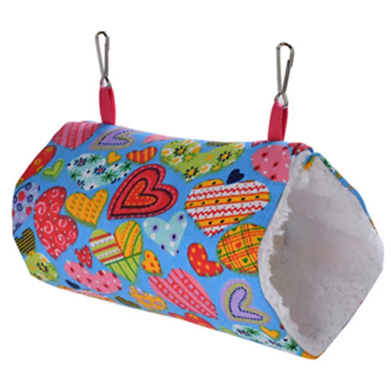 Thickened winter warm hamster Totoro hedgehog pet tunnel hammock Hanging birds nest wholesale