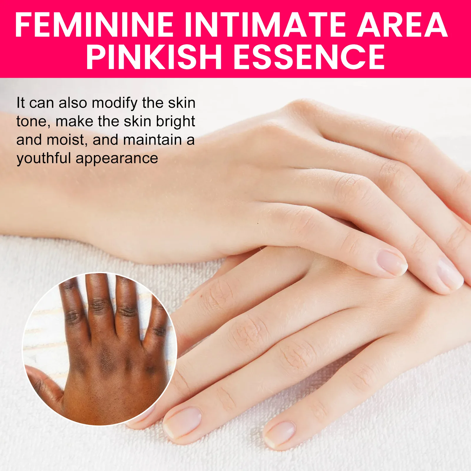 EELHOE Lady Body Shimmer Oil Skin Whitening Essence for Underarm Joint Brightening and Pigmentation Reduction Care