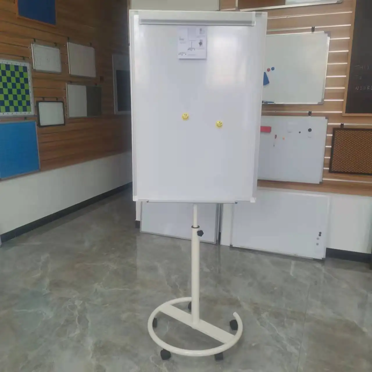 Складная передвижная 70X100 откидная картонная бумага VCW, алюминиевая белая доска, флип-картонная доска, держатель для белой доски, подставка для классной комнаты